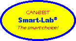 Oval: CAN-BESTSmart-Lab®The smart choice!
